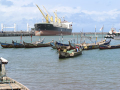 the port of Cotonou