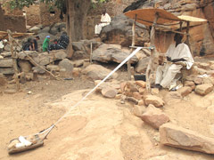 In Dogon culture, weaving is a job for men