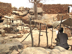 In Dogon culture, weaving is a job for men