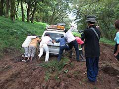 The road to the the Omo Valley is long and hard !