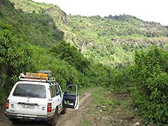 Finally descending into the Omo Valley