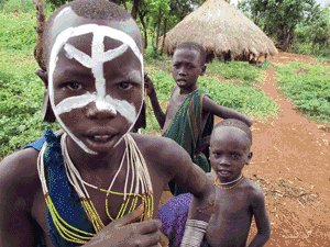 The beautiful Surma People of the Omo Valley