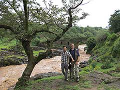 path to the viewpoint to see the Blue Nile