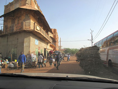 Mopti : the city center, near the port.