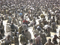 Bandiagara, Mali : Dogon Fish Festival or Ritual