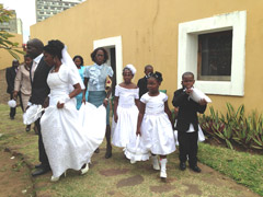 A wedding inside the ancient fortresse.