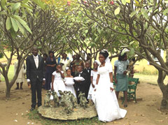 A wedding inside the ancient fortresse.