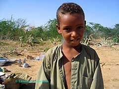 Tuareg boy from the the village of Tidene