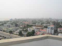 A spot we frequently use to film a bird's eye view of Lagos.