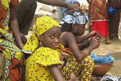 A beautiful Fula ( Fulani ) girl. 