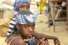 A beautiful Fula ( Fulani ) girl. 