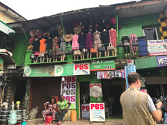 A view of the city of Lagos, Nigeria: Ikeja 