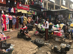 A view of the city of Lagos, Nigeria: Ikeja 