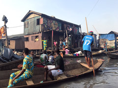 One of Makoko's Christian churches.