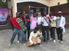 Skateboarders in Lagos