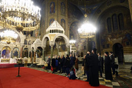 Bulgaria: Alexander Nevsky Cathedral, Sofia : interior
