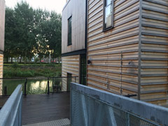 Floating Houses in Rotterdam, the Netherlands