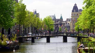 The canals are an essential element of the charms of the city of Amsterdam : on location in Holland : a Field Producer's photos of Amsterdam.