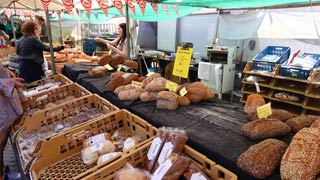 Bread at the morning market in Amsterdam