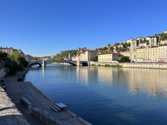 The Saône River in the heart of Lyon