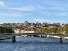 The Saône River in the heart of Lyon