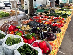 City of Lyon: Morning market along the Saône River