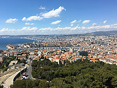 A bird's eye view of Marseille