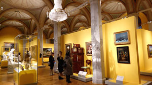 The interior of the Swedish Nationalmuseum (or National Museum of Fine Arts)
