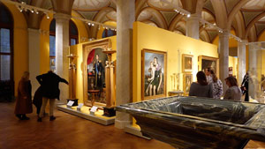 The interior of the Swedish Nationalmuseum (or National Museum of Fine Arts)