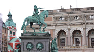 The Royal Swedish Opera House in Stockholm : this is the The Gustavian Opera House.