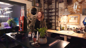 Stockholm, Sweden, our interior designer friend Janika's atelier.