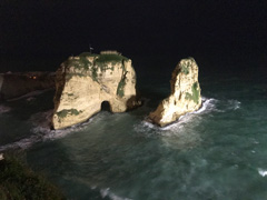 Pigeon Rocks of Beirut