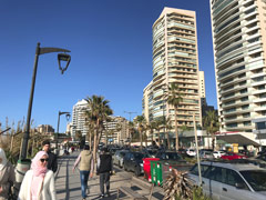 Raouché : The corniche