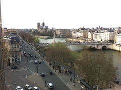 The Rive Seine and the Cathedral of Notre Dame