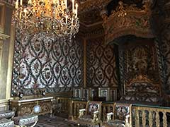 Marie Antoinette's bedroom at the Château of Fontainebleau
