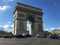 The Arc de Triomphe