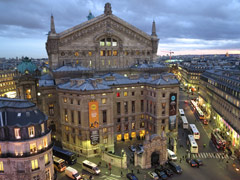 The backside of the Palais Garnier
