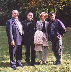 Princess Diana with Dodi al Fayed & Henri Paul ?  No these people are look-alikes that we found and hired for a documentary.