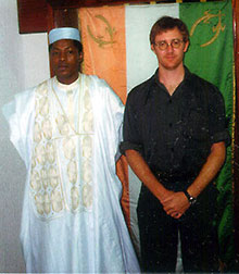 Ibrahim Baré Maïnassara : President of Niger. This photo was taken one week after the coup d'état that brought him to power. Three years later he was assasinated in another coup d'état.