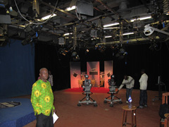 Un plateau de la GBC（ Ghana Broadcasting Corporation )：2010