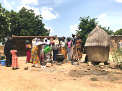 Habitation d'une famille Mossi