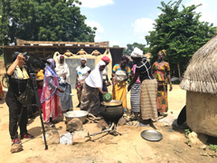 Habitation d'une famille Mossi