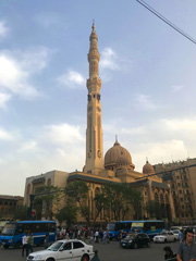 La place Ramsès, au Caire