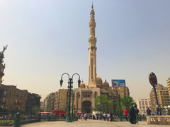 La place Ramsès, au Caire