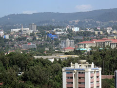 Addis-Abeba : centre ville.