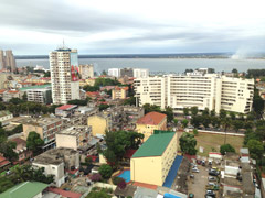 Une vue plongeante sur Maputo