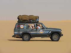 traversant le Sahara