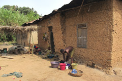 Un foyer Yoruba "typique".