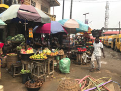Une vue de Lagos : Le quartier d'Ikeja