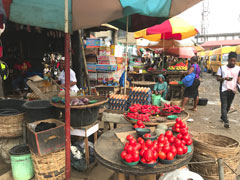 Une vue de Lagos : Le quartier d'Ikeja